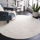 Safavieh Melody Geometric 6"7" Round Ivory and Beige Area Rug, , large