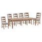 Hawthorne Furniture Highland 7-Piece Rectangular Dining Set in Rustic Sandwash, , large