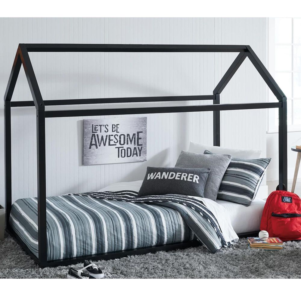 pix Flannibrook Full House Bed nebraska furniture mart