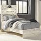 Ashley Cambeck Twin Panel Bed in Whitewash with Lighting, , large