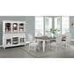 AVALON Buffet with Hutch in Distressed White and Antique Bronze, , large
