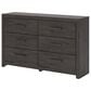 Ashley Prendonea 6-Drawer Dresser in Dark Charcoal, , large