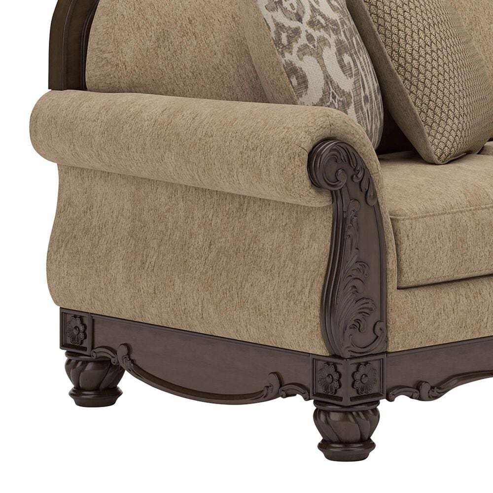 Ashley Chelsworth Stationary Loveseat in Golden, , large