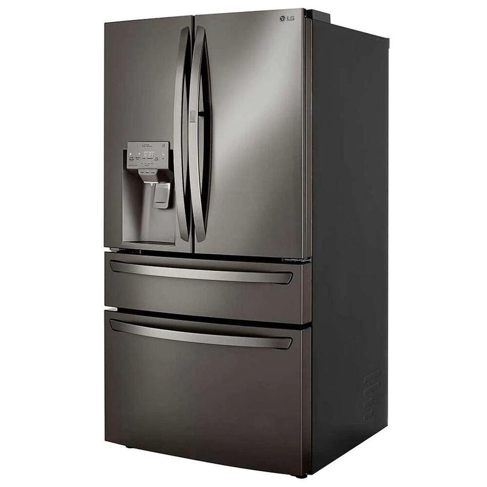 LG LRMDS3006D: Black Stainless Steel 30 Cu. ft. Smart Refrigerator with Craft Ice