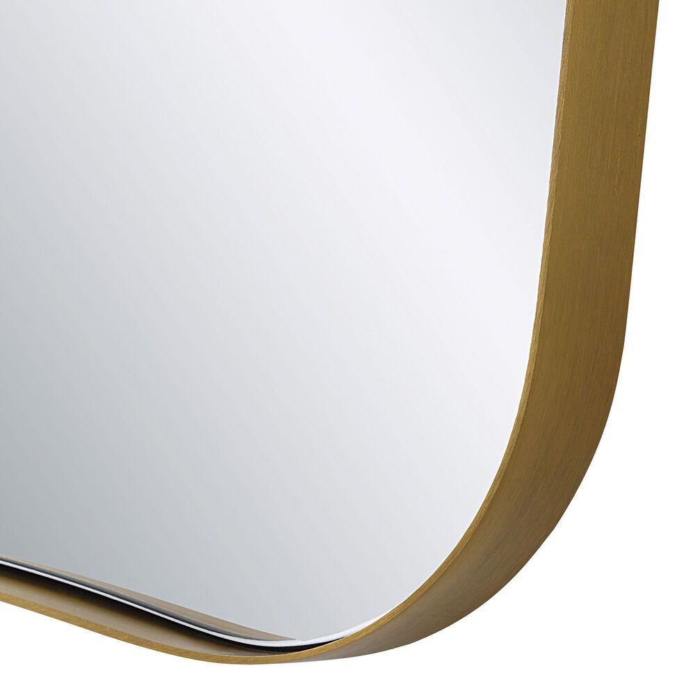 Uttermost Belvoir Vanity Mirror in Antique Brass, , large