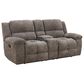 Simeon Collection Buster Manual Reclining Console Loveseat in Cabot Stone, , large