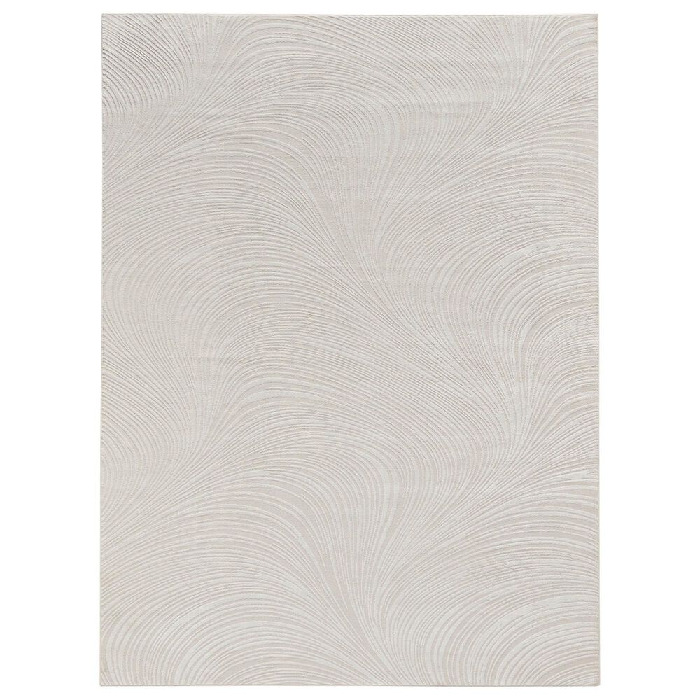 Nourison Central Park West CEP02 Ivory 9" x 12" Area Rug, , large