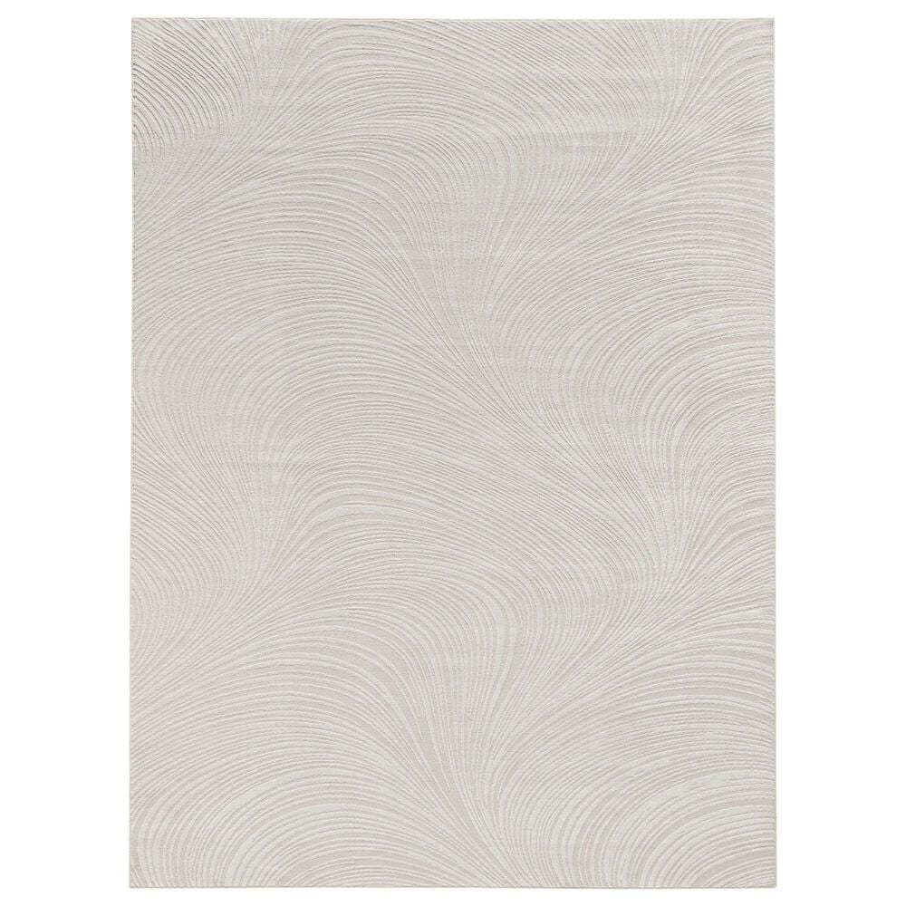 Nourison Central Park West CEP02 Ivory 9" x 12" Area Rug, , large