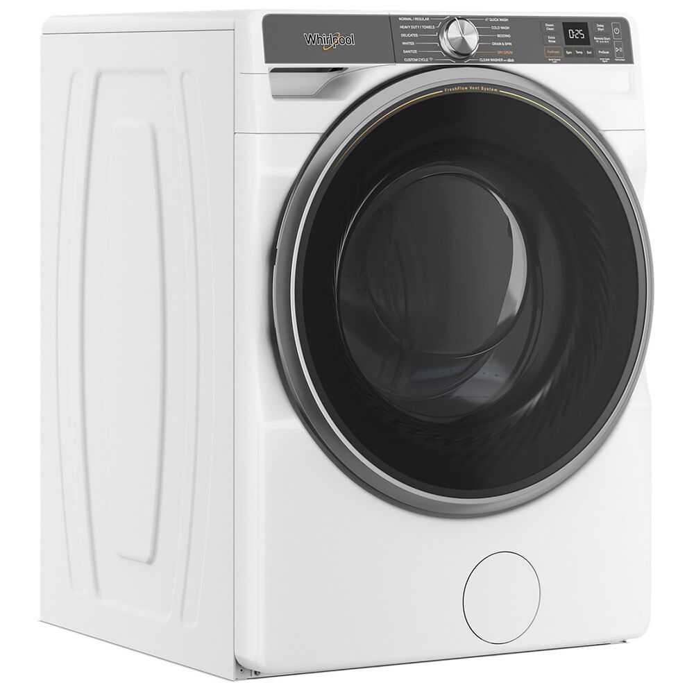 Whirlpool 5.0 cu. ft. Smart Front Load Washer with FreshFlow Vent System in White, , large