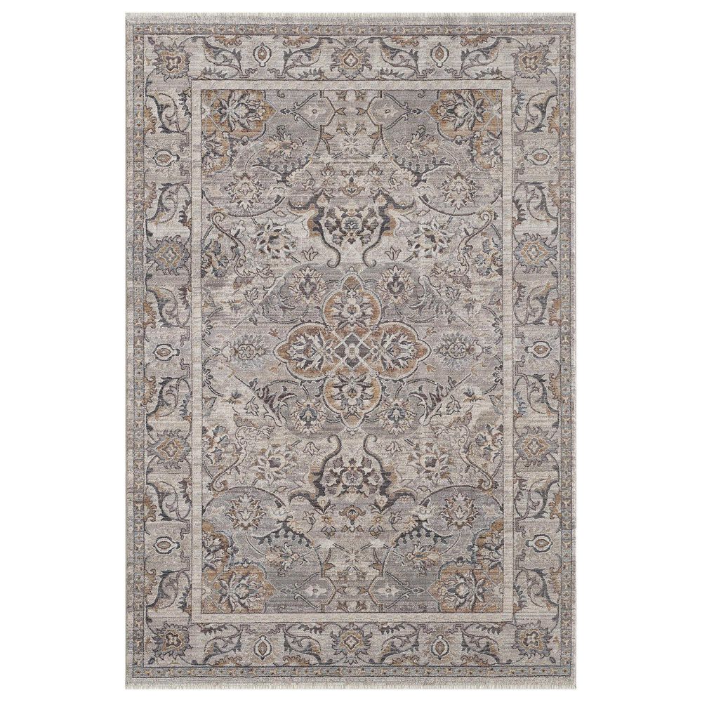 Kas Oriental Rugs Adele Delaney 11"6" x 15"3" Grey and Beige Area Rug, , large
