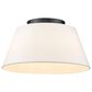 Golden Lighting Penn Flush Mount in Matte Black, , large