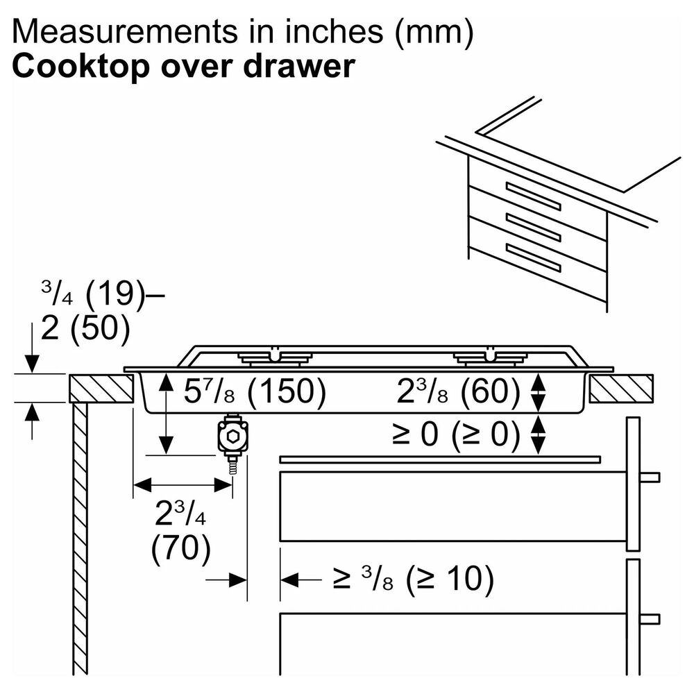 Bosch 800 Series 30" BuiltIn Gas Cooktop with 5 Burners in Stainless