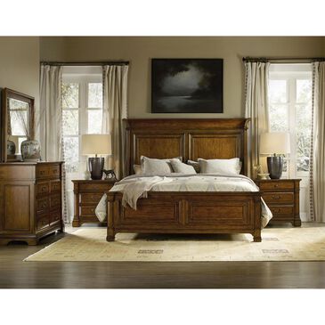 Hooker Furniture Tynecastle California King Panel Bed in Figured Alder, , large