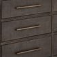 Furniture Worldwide Montclair 6-Drawer Dresser Only in Cocoa and Smoked Gold, , large