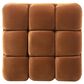 Jennifer Taylor Home Marcel Cocktail Ottoman in Burnt Orange, , large