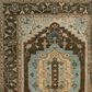 RIZZY Belmont 10" x 14" Dark Brown and Light Blue Area Rug, , large
