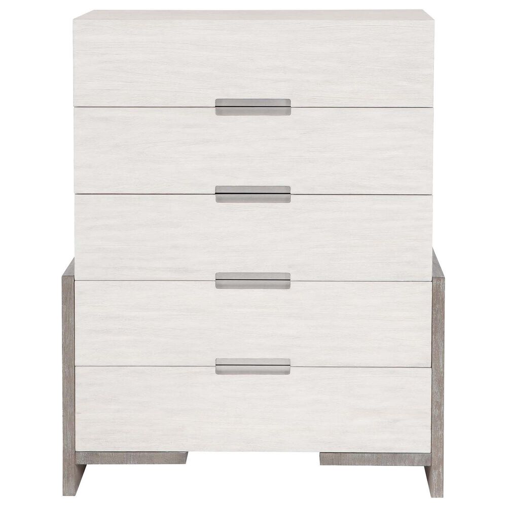 Bernhardt Foundations Tall Drawer Chest in Linen and Light Shale, , large