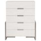 Bernhardt Foundations Tall Drawer Chest in Linen and Light Shale, , large