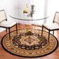 Safavieh Lyndhurst 6" Round Black and Beige Runner, , large
