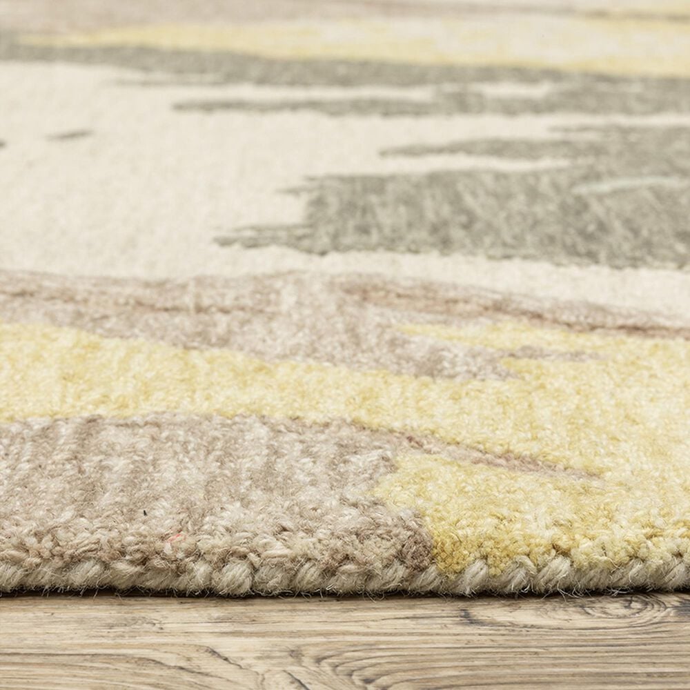 Oriental Weavers Kipton 2&#39;6&quot; x 8&#39; Beige and Yellow Runner, , large