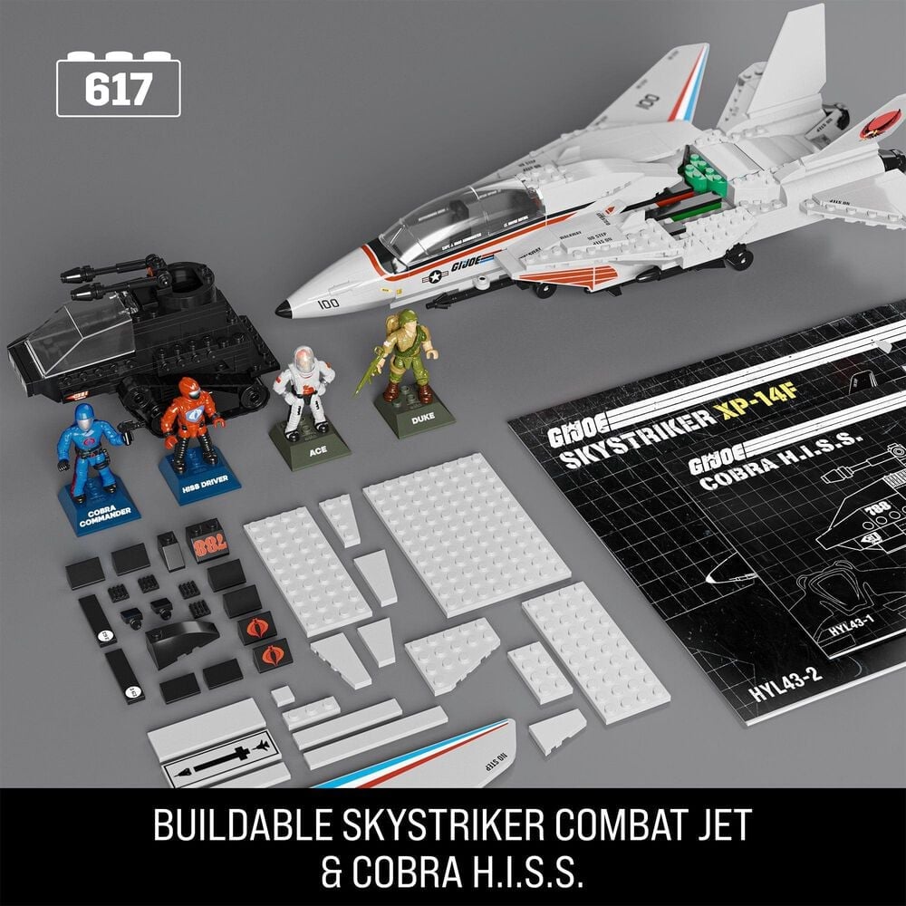Mattel G.I. Joe Skystriker versus Cobra H.I.S.S. Building Set in Multicolor, , large