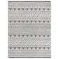 Safavieh Natura NAT853A 9" x 12" Ivory and Black Area Rug, , large