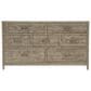 Bernhardt Highland Park Shaw 7-Drawer Dresser in Morel and Glazed Silver, , large