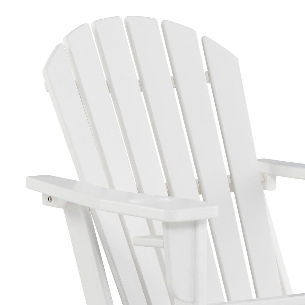 Ashley Sundown Treasure Patio Rocking Chair in White, , large