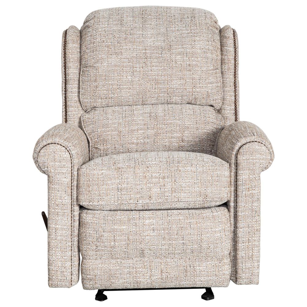 Smith Brothers Manual Glider Recliner in Taupe, , large