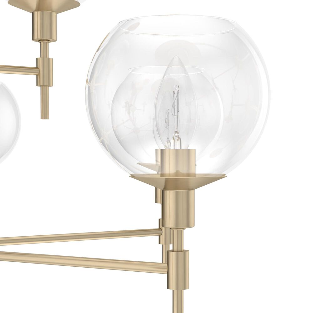 Hunter Xidane 9-Light Chandelier in Alturas Gold, , large