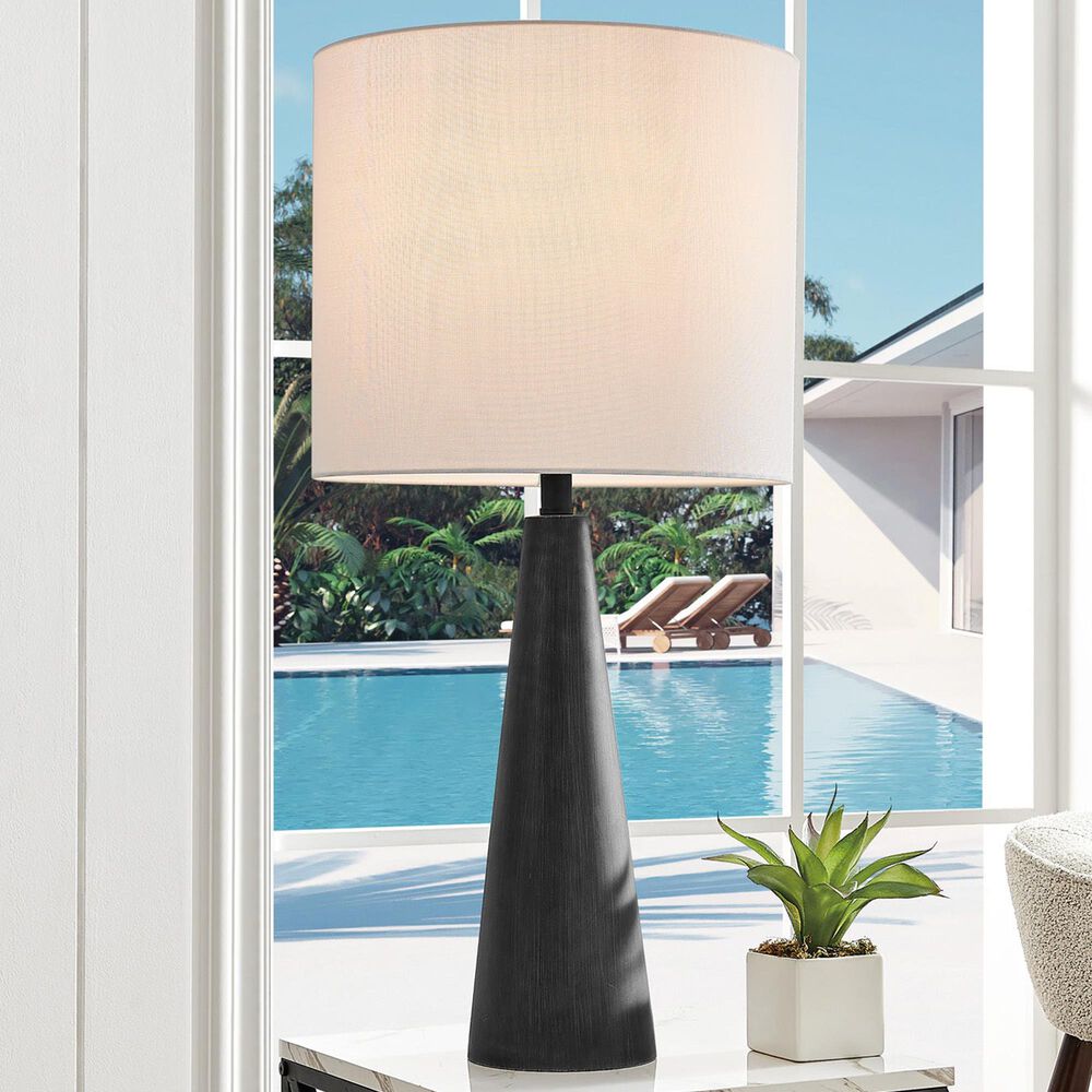 Lite Source Dyre Outdoor Table Lamp in Black, , large