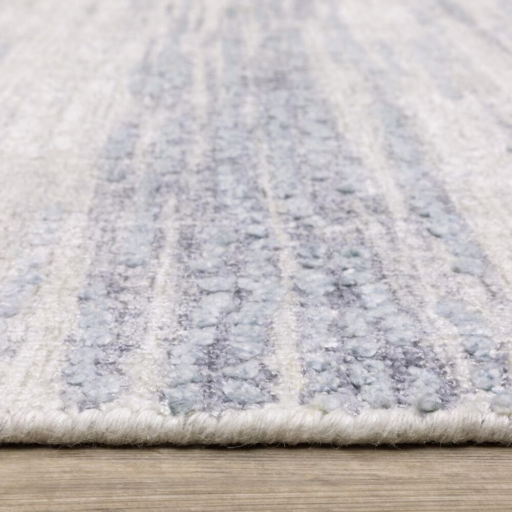 Oriental Weavers Clarke Ivory and Blue 6&#39; x 9&#39;Area Rug, , large
