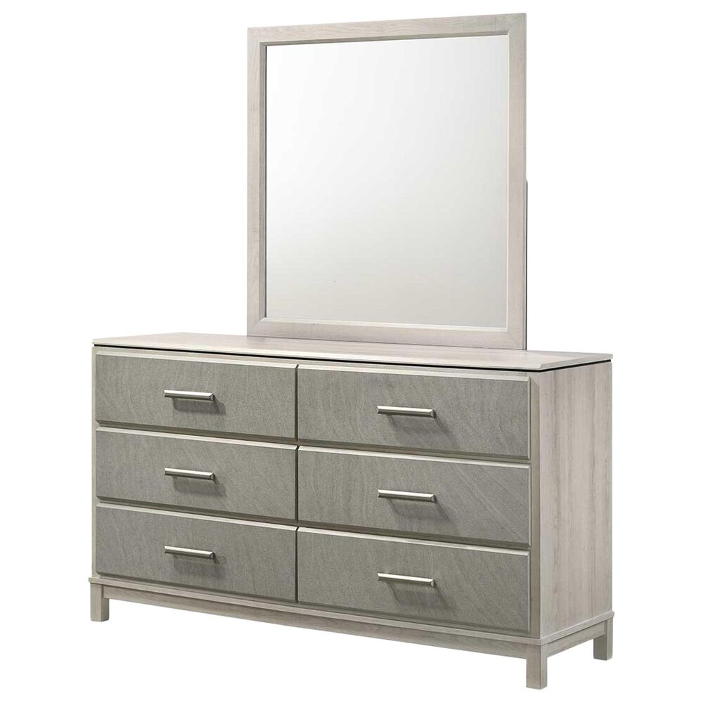 Titanic Furniture Roswell 4-Piece King Storage Bedroom Set in Beige, , large
