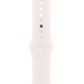 Apple Watch Series 10 GPS + Cellular 46mm Rose Gold Aluminum Case with Light Blush Sport Band - S/M, , large