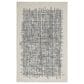 Feizy Maddox 10" x 14" Ivory and Charcoal Area Rug, , large