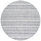 Surya Eagean EAG-2407 Navy, Blue, Pale Blue, Oatmeal, Gray, Off-White and Taupe 5"3" Round Indoor/Outdoor Area Rug, , large