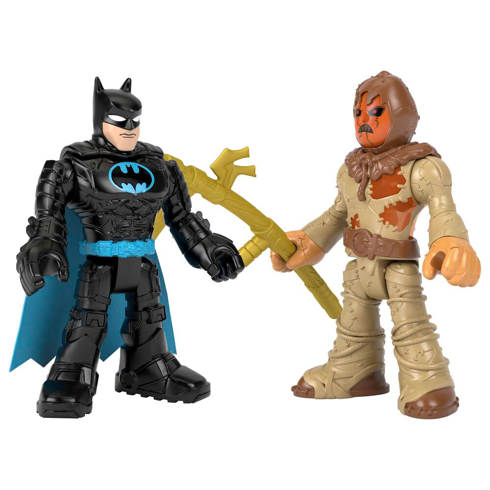 Imaginext DC Super Friends Bat-Tech Batman and Scarecrow Figure Set, , large