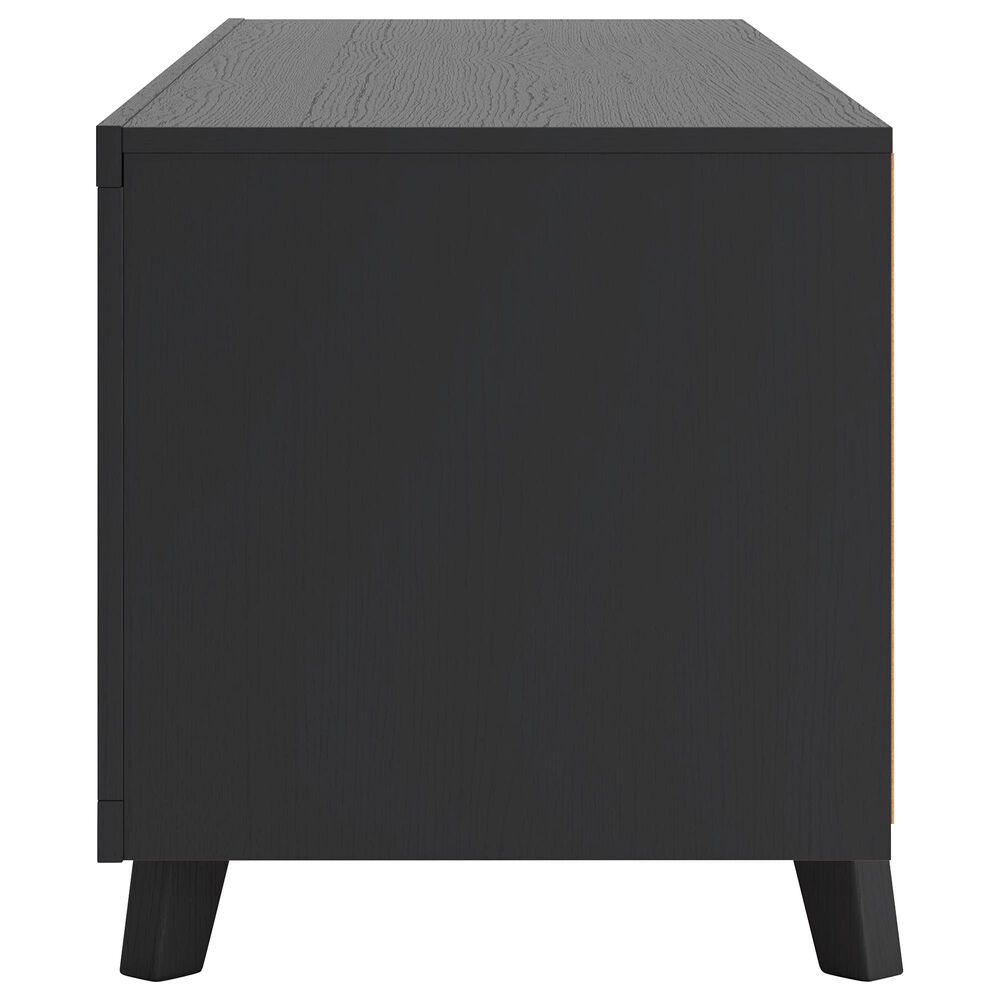 Ashley Danziar 72&quot; TV Stand in Matte Black, , large