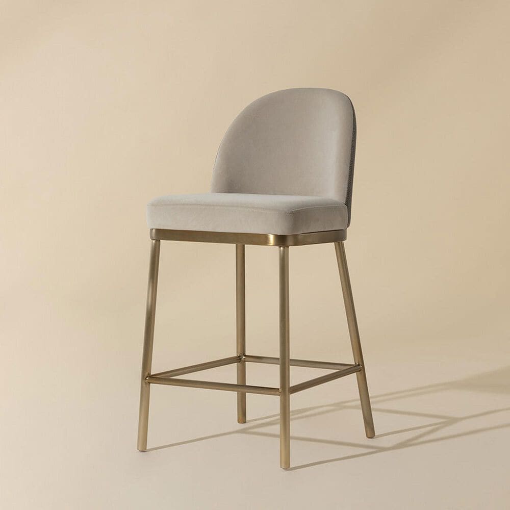37B Lavania Counter Stool in Antique Brass, , large
