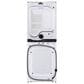 LG Studio 5 Cu. Ft. Washer and 7.4 Cu. Ft. Electric Dryer WashTower in Essence White, , large