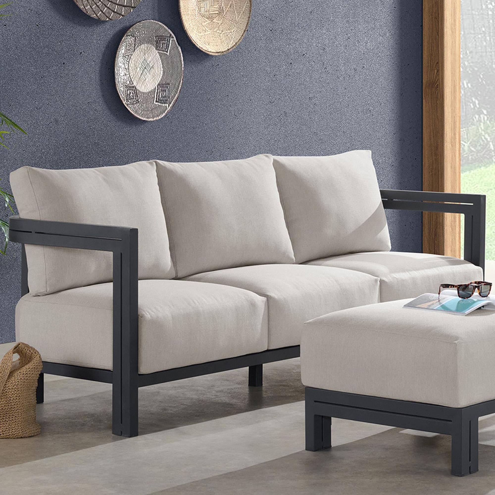 Mayberry Hill Playa Stationary Sofa in Beige