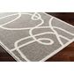 Surya Rodos Abstract 5"3" x 7" Charcoal, White, Sage Area Rug, , large