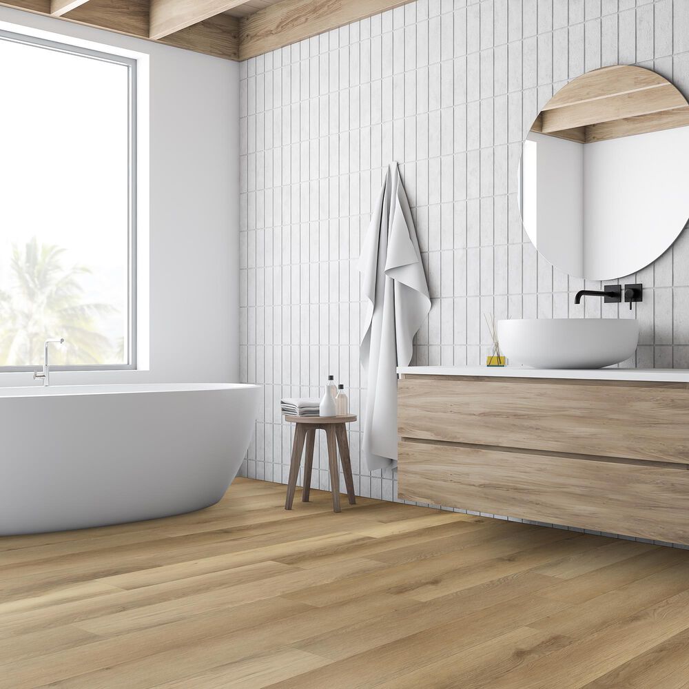 Tru-Cor SPC Bridge Hickory 8&quot; x 60&quot; Luxury Vinyl Plank, , large