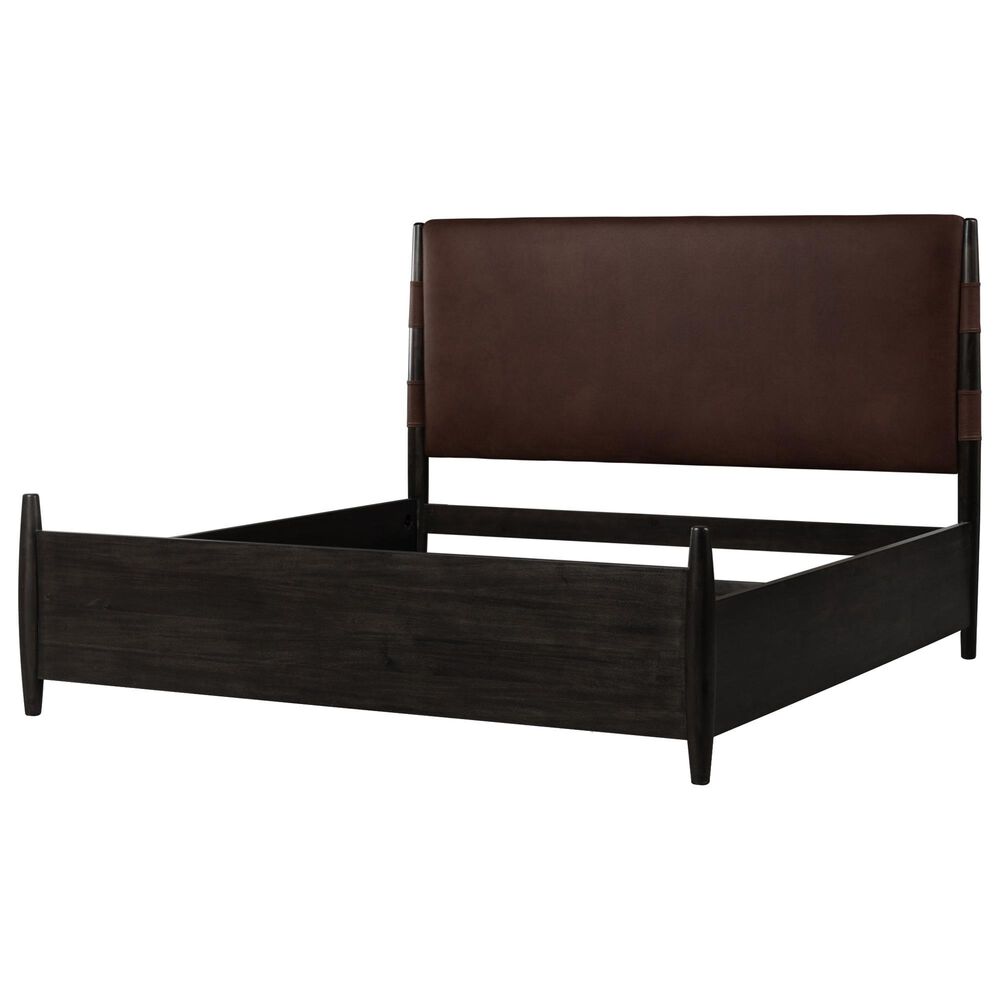 Urban Home Koko Eastern King Upholstered Panel Bed in Minx, , large