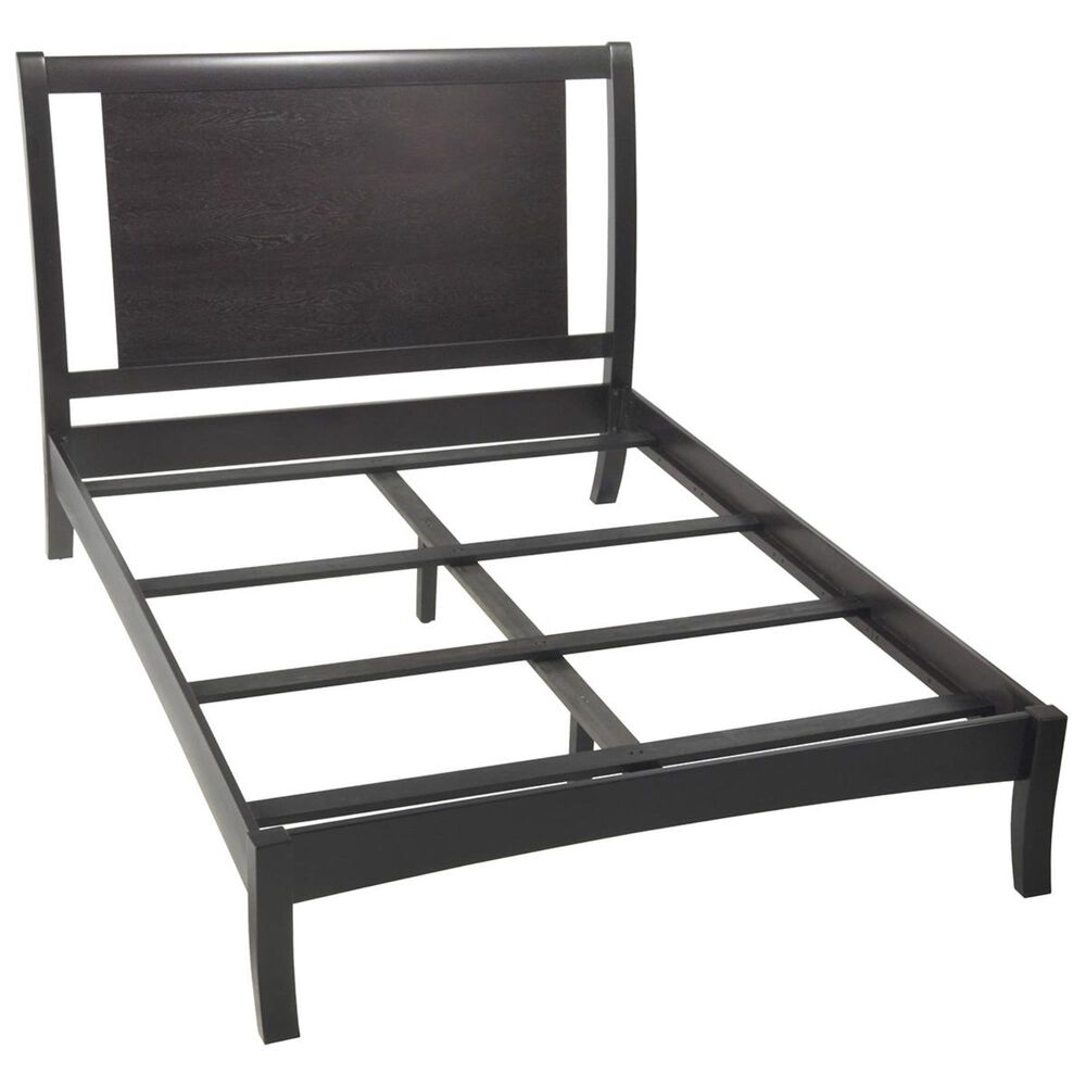 Urban Home Full Low Profile Sleigh Bed in Espresso, , large