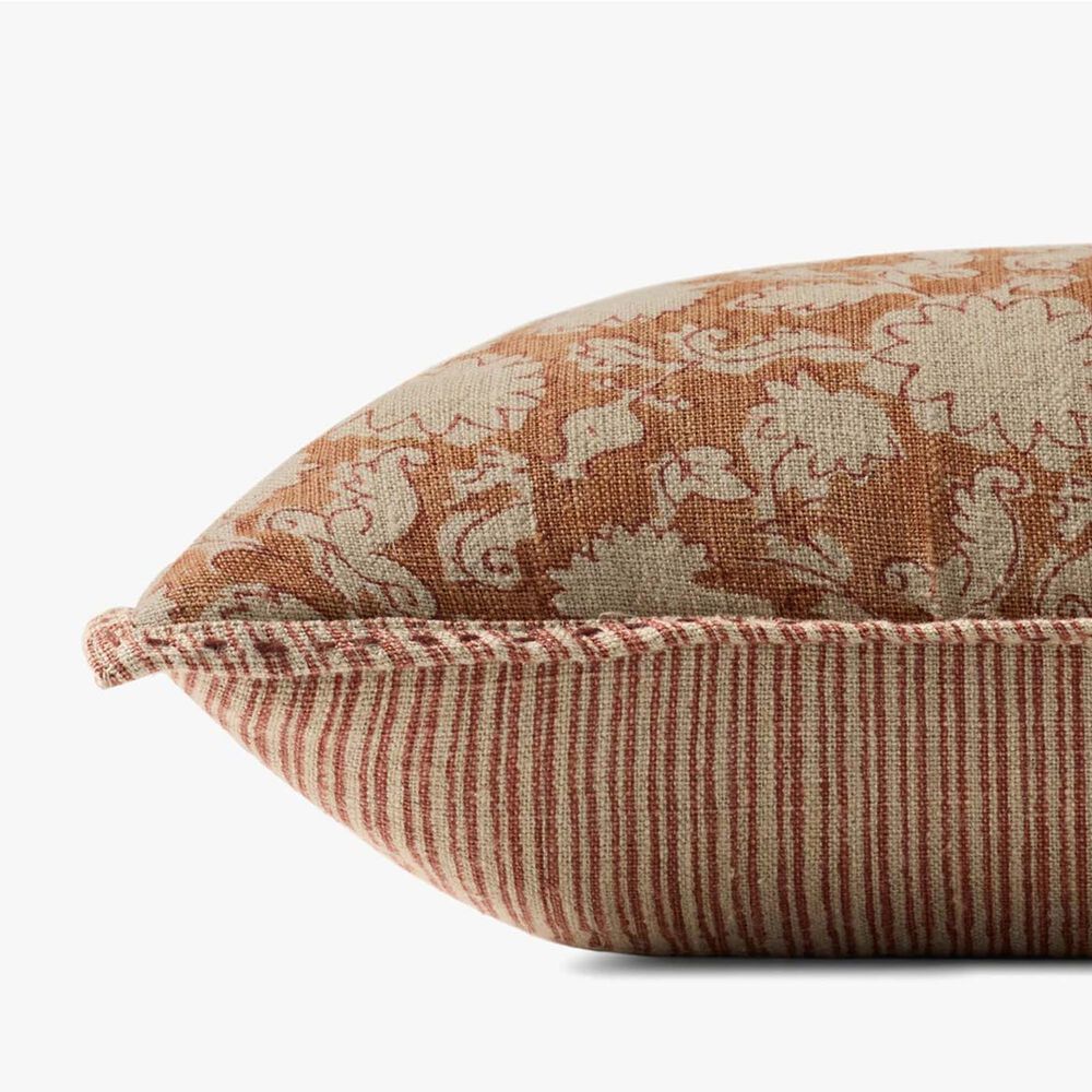 Loloi 22&quot; Square Throw Pillow in Rust and Multicolor, , large