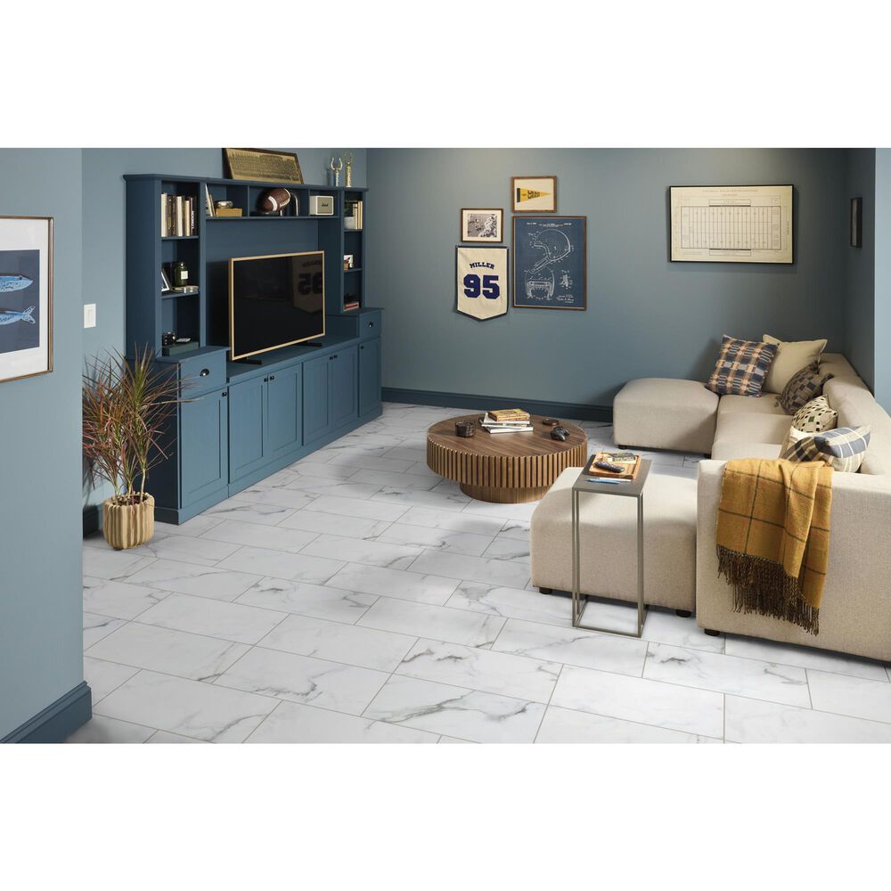 Shaw Synergy Platinum White 12" x 24" Luxury Vinyl Tile, , large