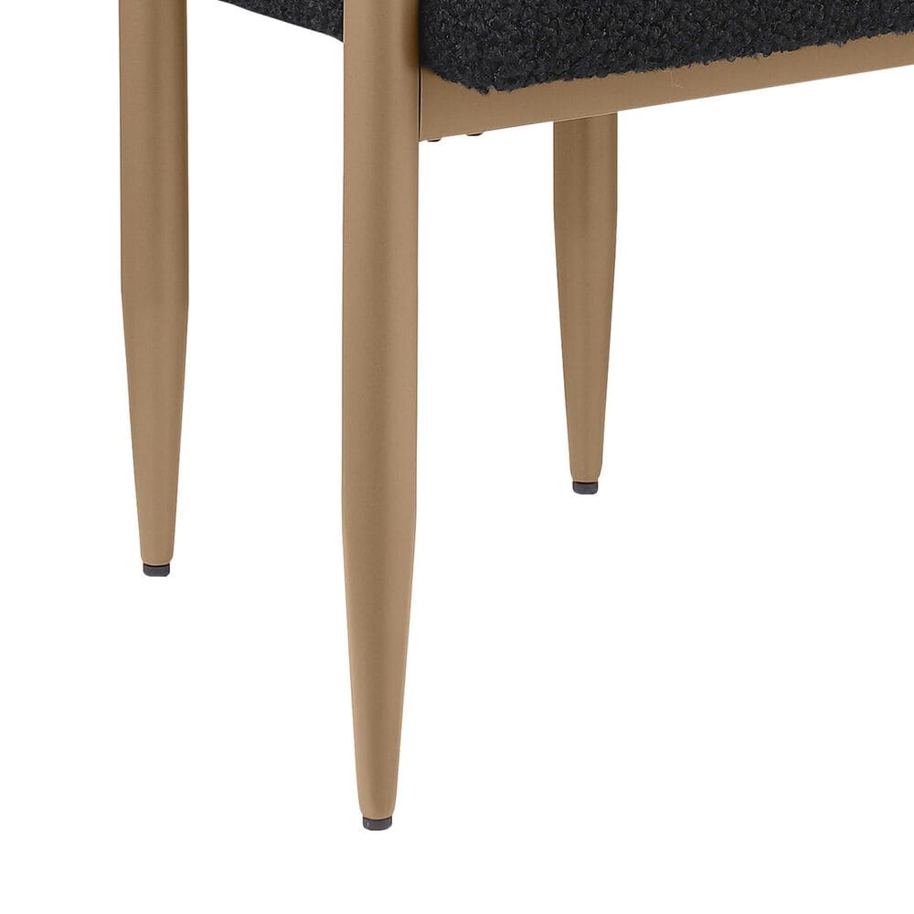 COASTER Edson 5-Piece Rectangular Dining Set in Golden Bronze and Black, , large