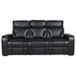 Everly Living Rock Star Power Reclining Sofa in Black, , large
