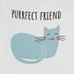 Pavilion Purrfect 18 Oz Mug in White, Blue and Pink, , large